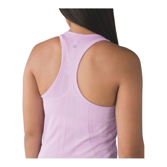 Lululemon Swiftly Tech Racerback Heathered Pretty Purple size 8 - Picture 9 of 9